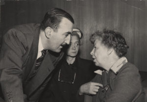 Hernán Santa Cruz y Eleanor Roosevelt