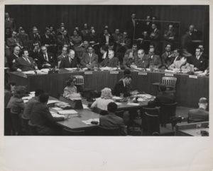 Hernán Santa Cruz en Naciones Unidas.