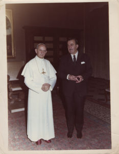 Hernán Santa Cruz y Pablo VI